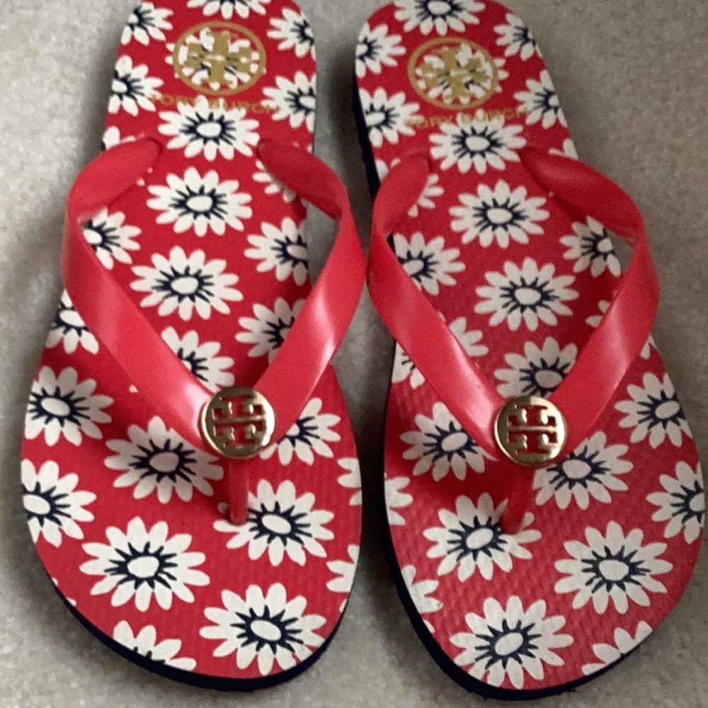 Tory Burch Flip Flops Sz 7.5